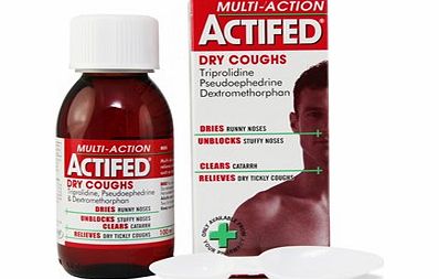 actifed Multi-Action Dry Coughs 100ml [P]